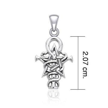 Penkhaduce Wizardry symbol Silver Pendant by Oberon Zell TPD5915 - Jewelry